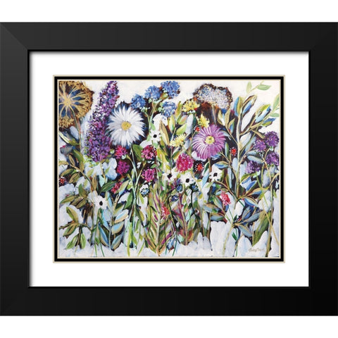 Storybook Garden Black Modern Wood Framed Art Print with Double Matting by Ebert, Roey