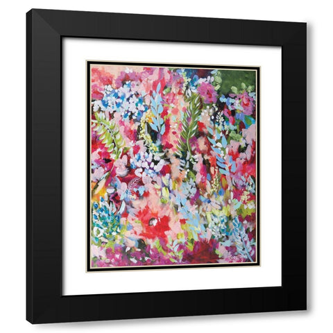 Joyful Always Black Modern Wood Framed Art Print with Double Matting by Ebert, Roey