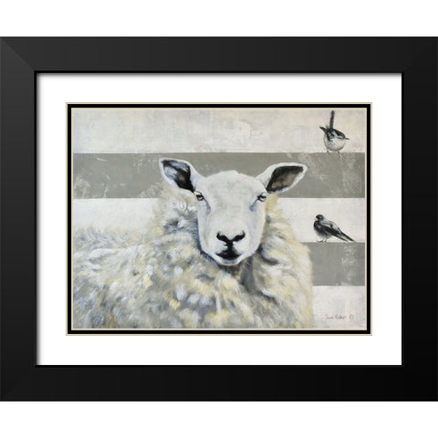 Gatherings Black Modern Wood Framed Art Print with Double Matting by Redman, Suzi