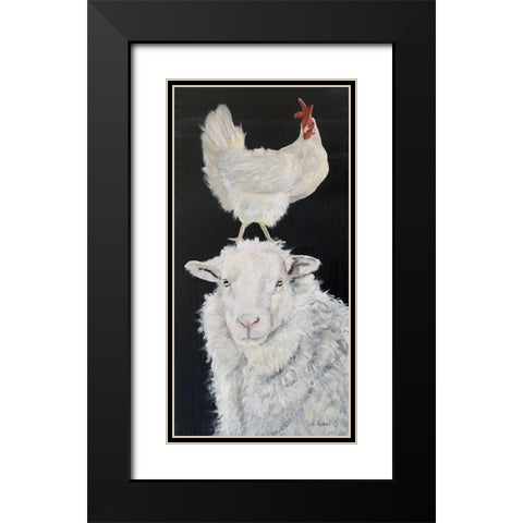 Roosting Spot  Black Modern Wood Framed Art Print with Double Matting by Redman, Suzi