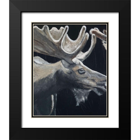 Hear the Word I   Black Modern Wood Framed Art Print with Double Matting by Redman, Suzi