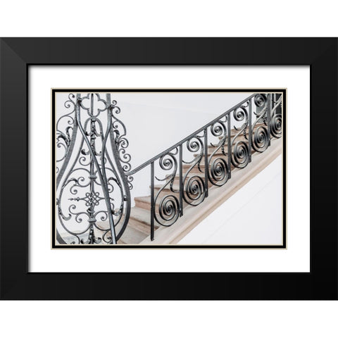 Step into Beautiful Black Modern Wood Framed Art Print with Double Matting by Rigsby, Jennifer