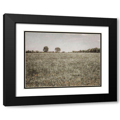 Together in the Fields II Black Modern Wood Framed Art Print with Double Matting by Rigsby, Jennifer