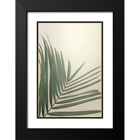 Golden Hour Palm Black Modern Wood Framed Art Print with Double Matting by Rigsby, Jennifer