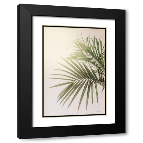 Sunkissed Palm Black Modern Wood Framed Art Print with Double Matting by Rigsby, Jennifer