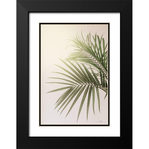 Sunkissed Palm Black Modern Wood Framed Art Print with Double Matting by Rigsby, Jennifer