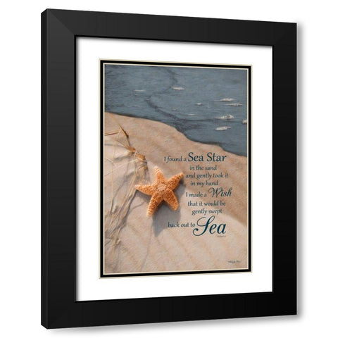 The Wish Black Modern Wood Framed Art Print with Double Matting by Vieira, Robin-Lee