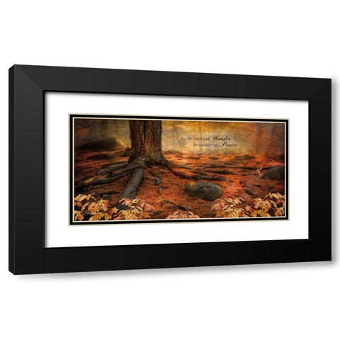 Wonder Black Modern Wood Framed Art Print with Double Matting by Vieira, Robin-Lee