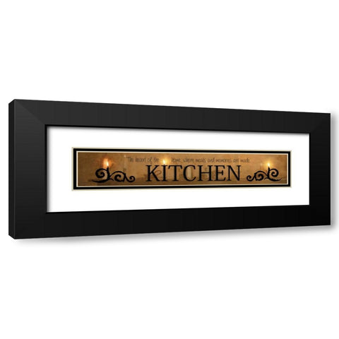 Kitchen Black Modern Wood Framed Art Print with Double Matting by Vieira, Robin-Lee