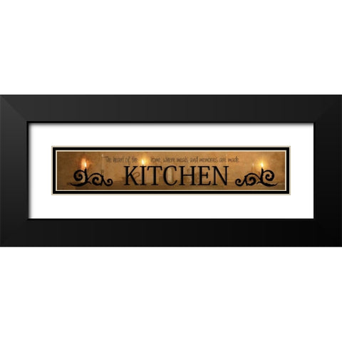 Kitchen Black Modern Wood Framed Art Print with Double Matting by Vieira, Robin-Lee