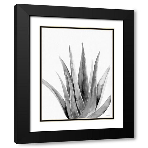 Organic Botanical II    Black Modern Wood Framed Art Print with Double Matting by Nieman, Rachel