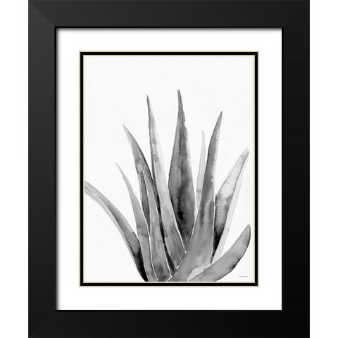 Organic Botanical II    Black Modern Wood Framed Art Print with Double Matting by Nieman, Rachel