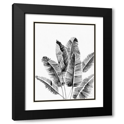 Organic Botanical III   Black Modern Wood Framed Art Print with Double Matting by Nieman, Rachel