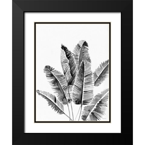 Organic Botanical III   Black Modern Wood Framed Art Print with Double Matting by Nieman, Rachel