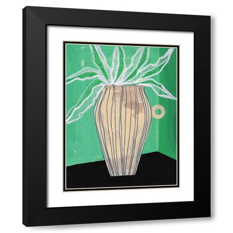 Global Vase II Black Modern Wood Framed Art Print with Double Matting by Nieman, Rachel