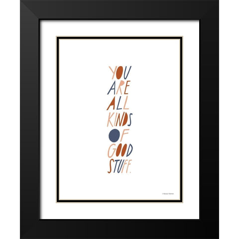 Good Stuff Black Modern Wood Framed Art Print with Double Matting by Nieman, Rachel
