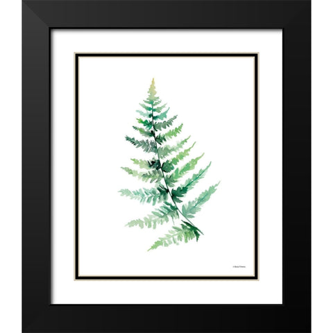 Watercolor Botanical III Black Modern Wood Framed Art Print with Double Matting by Nieman, Rachel