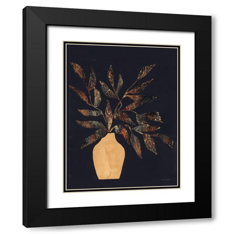 Moody Vase Silhouette Black Modern Wood Framed Art Print with Double Matting by Nieman, Rachel