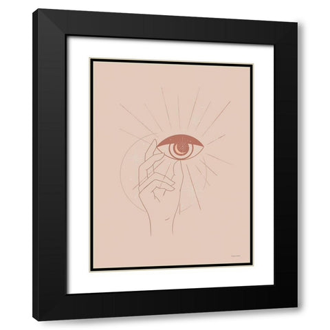 Its All in the Eyes of the Beholder Black Modern Wood Framed Art Print with Double Matting by Nieman, Rachel