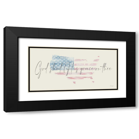 God Shed His Grace on Thee Black Modern Wood Framed Art Print with Double Matting by Soulspeak And Sawdust