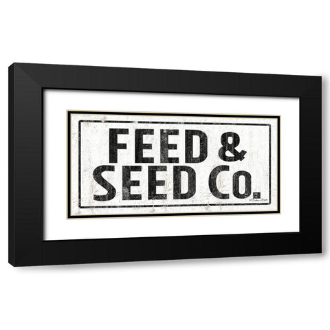 Feed and Seed Co. Black Modern Wood Framed Art Print with Double Matting by Ball, Susan