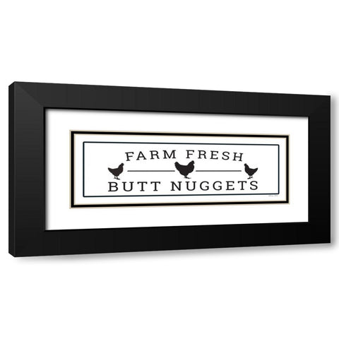 Farm Fresh Black Modern Wood Framed Art Print with Double Matting by Ball, Susan