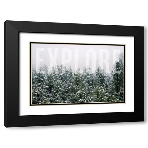 Explore Black Modern Wood Framed Art Print with Double Matting by Ball, Susan