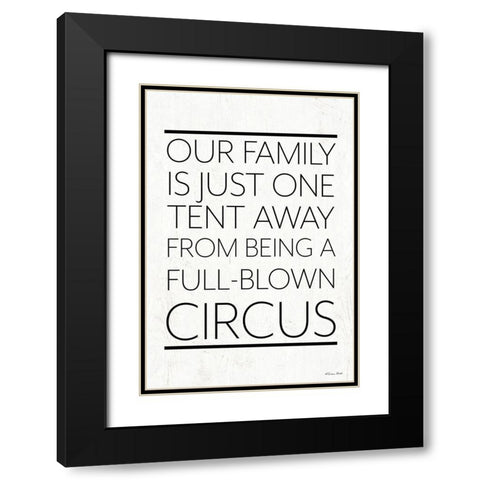 Full-Blown Circus    Black Modern Wood Framed Art Print with Double Matting by Ball, Susan