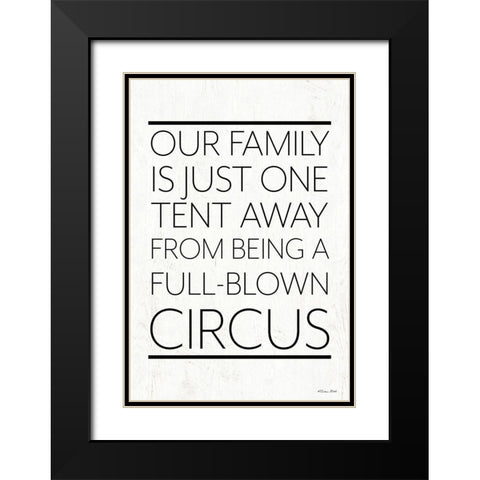 Full-Blown Circus    Black Modern Wood Framed Art Print with Double Matting by Ball, Susan