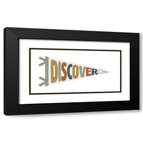 Discover Pennant Black Modern Wood Framed Art Print with Double Matting by Ball, Susan