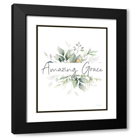 Amazing Grace   Black Modern Wood Framed Art Print with Double Matting by Ball, Susan