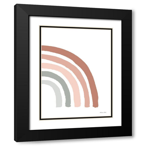 Desert Rainbow 2 Black Modern Wood Framed Art Print with Double Matting by Ball, Susan