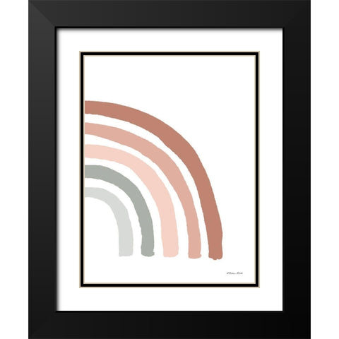 Desert Rainbow 2 Black Modern Wood Framed Art Print with Double Matting by Ball, Susan