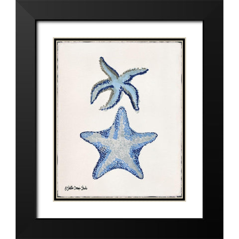 From the Sea 2 Black Modern Wood Framed Art Print with Double Matting by Stellar Design Studio