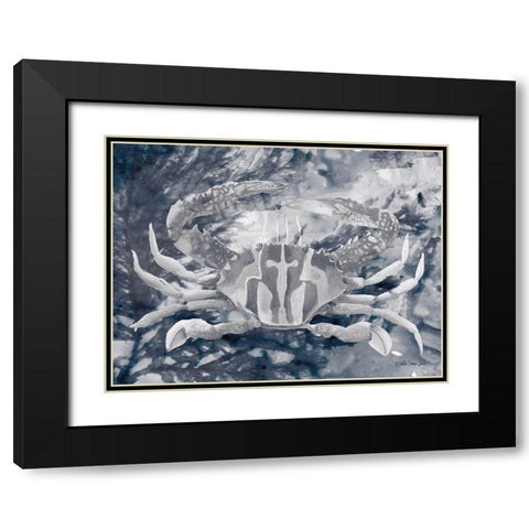 Ocean Collection 5 Black Modern Wood Framed Art Print with Double Matting by Stellar Design Studio