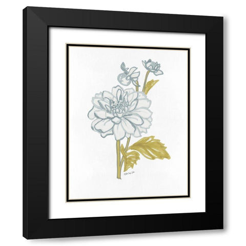 Countryside Bloom 3   Black Modern Wood Framed Art Print with Double Matting by Stellar Design Studio