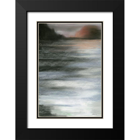 Pacific Tide 2   Black Modern Wood Framed Art Print with Double Matting by Stellar Design Studio