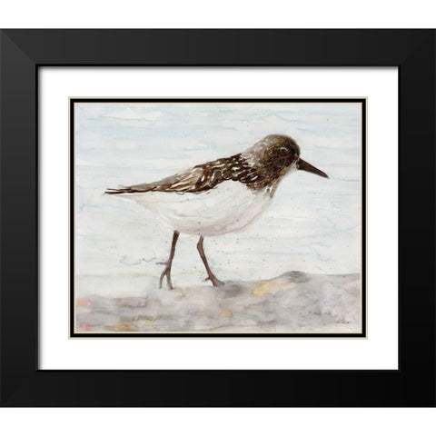 Sanibel Piper 2   Black Modern Wood Framed Art Print with Double Matting by Stellar Design Studio