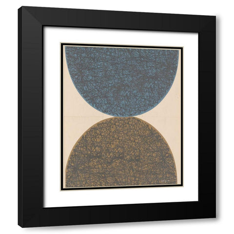 Balance    Black Modern Wood Framed Art Print with Double Matting by Stellar Design Studio