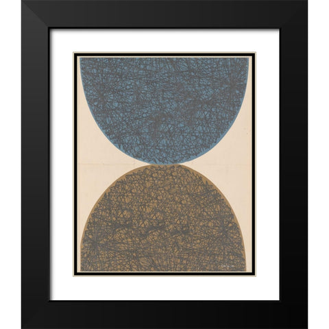 Balance    Black Modern Wood Framed Art Print with Double Matting by Stellar Design Studio