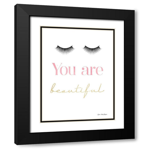 Beautiful Black Modern Wood Framed Art Print with Double Matting by Seven Trees Design