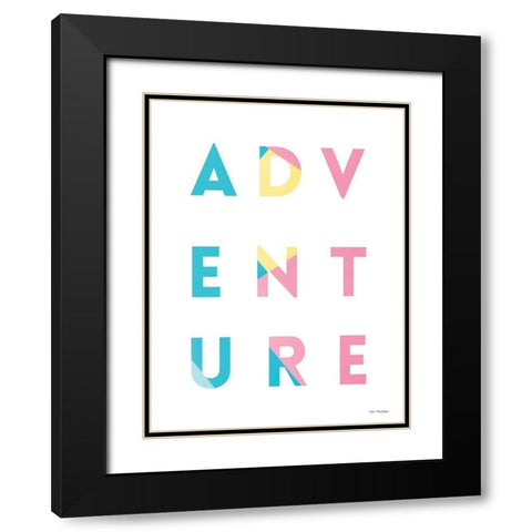 Adventure in Colors       Black Modern Wood Framed Art Print with Double Matting by Seven Trees Design