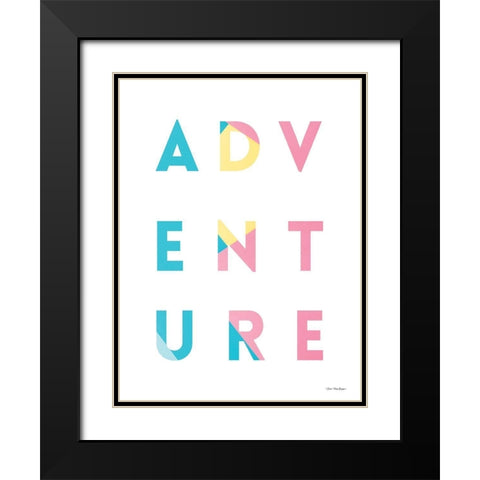 Adventure in Colors       Black Modern Wood Framed Art Print with Double Matting by Seven Trees Design