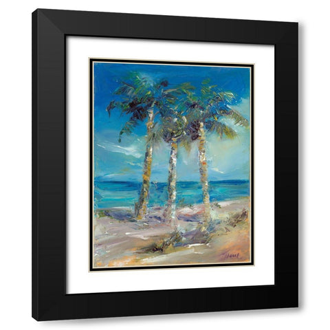 Threes Company   Black Modern Wood Framed Art Print with Double Matting by Owen-Cullimore, Tracy