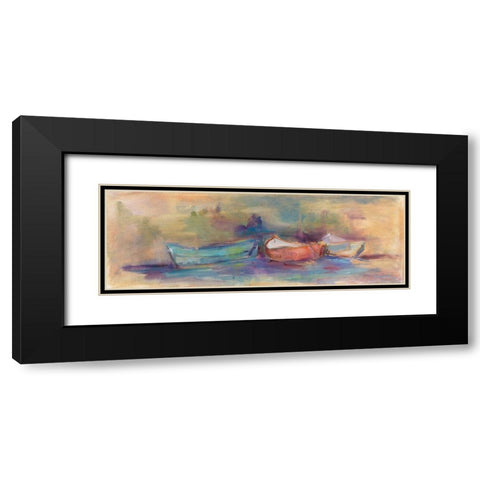 Rowboat Row Black Modern Wood Framed Art Print with Double Matting by Owen-Cullimore, Tracy