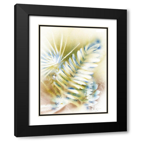 Salad Greens Black Modern Wood Framed Art Print with Double Matting by Owen-Cullimore, Tracy