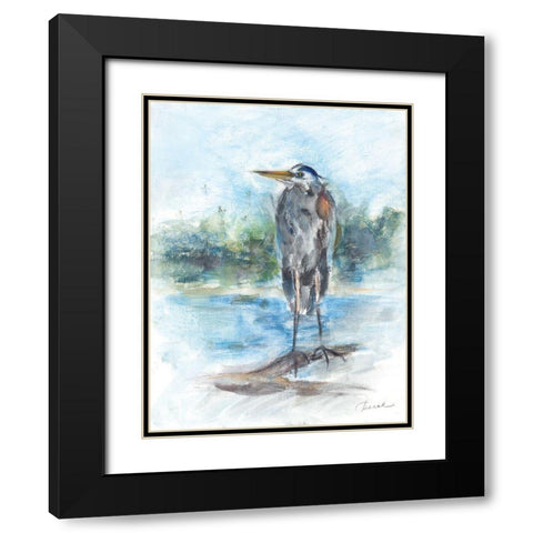 The Lookout Black Modern Wood Framed Art Print with Double Matting by Owen-Cullimore, Tracy