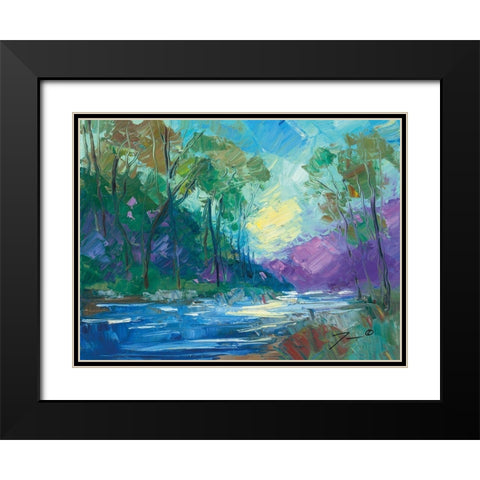 Early Light Impressions Black Modern Wood Framed Art Print with Double Matting by Trujillo, Jose