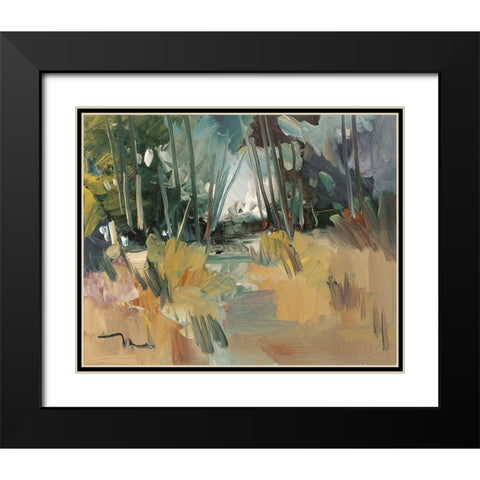 A New Day    Black Modern Wood Framed Art Print with Double Matting by Trujillo, Jose
