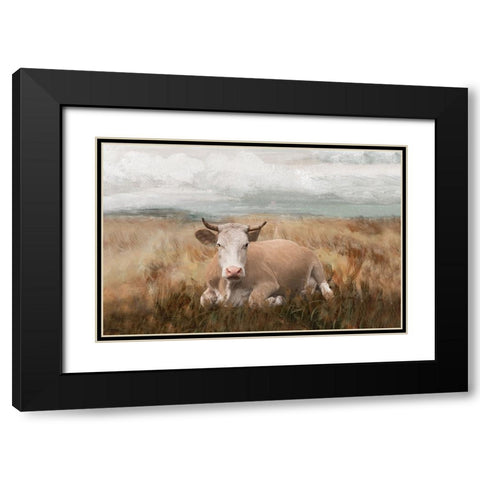 A Time to Rest Black Modern Wood Framed Art Print with Double Matting by White Ladder